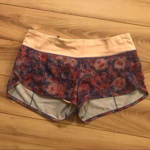 Pink Lululemon shorts